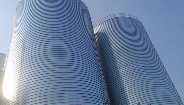 汉源2座混凝土高架卷板仓